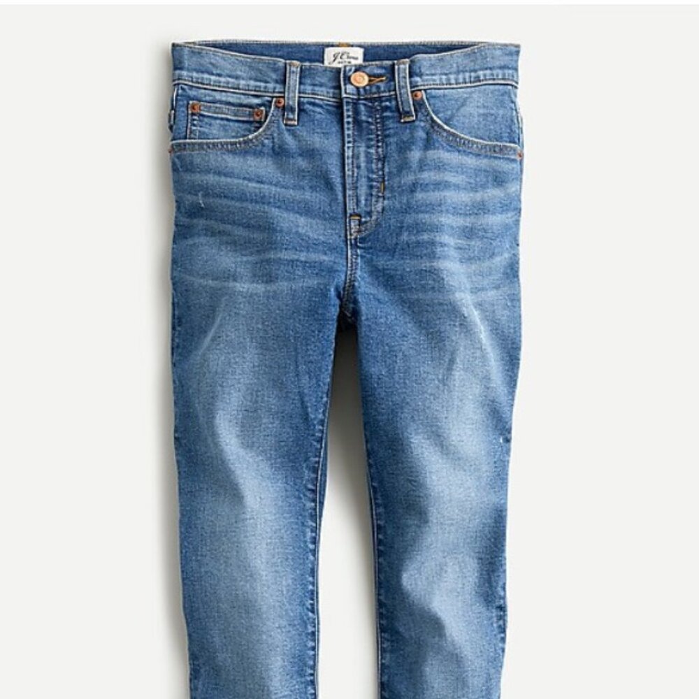 J. Crew 10" High-Rise Toothpick Jeans NWT